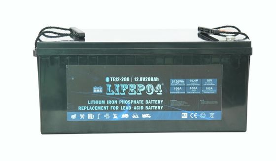 Batterie Lifepo4 portative de l'ABS 12V 200AH pour la puissance de secours