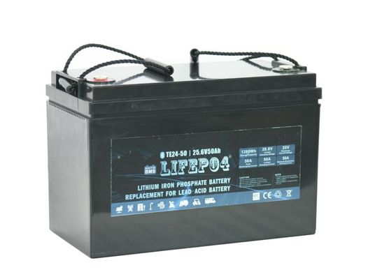 Paquet portatif de batterie au lithium de batterie de 24v 50ah Lifepo4