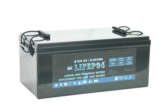 Batterie au lithium portative de 24V 100AH Lifep04 pour la puissance de secours