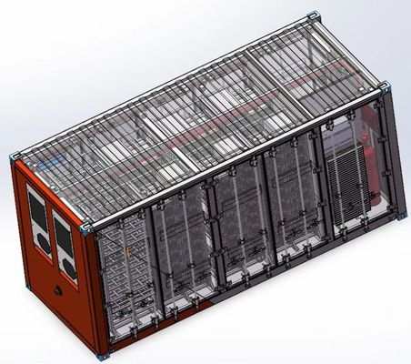 Lifepo4 a pré machiné la batterie d'écoulement de BESS Energy Storage System 500kw ESS